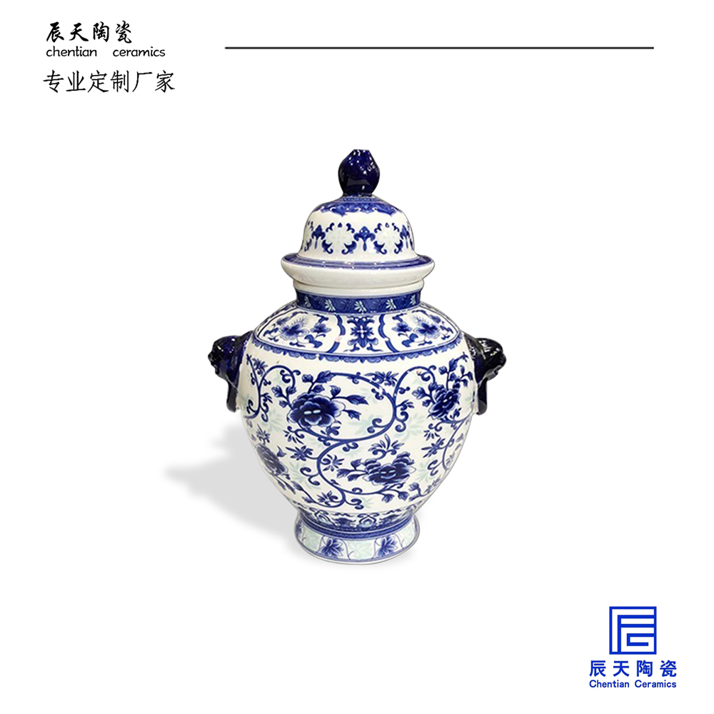 <b>客戶定製 青花陶瓷將軍罐叼嘿免费视频</b>