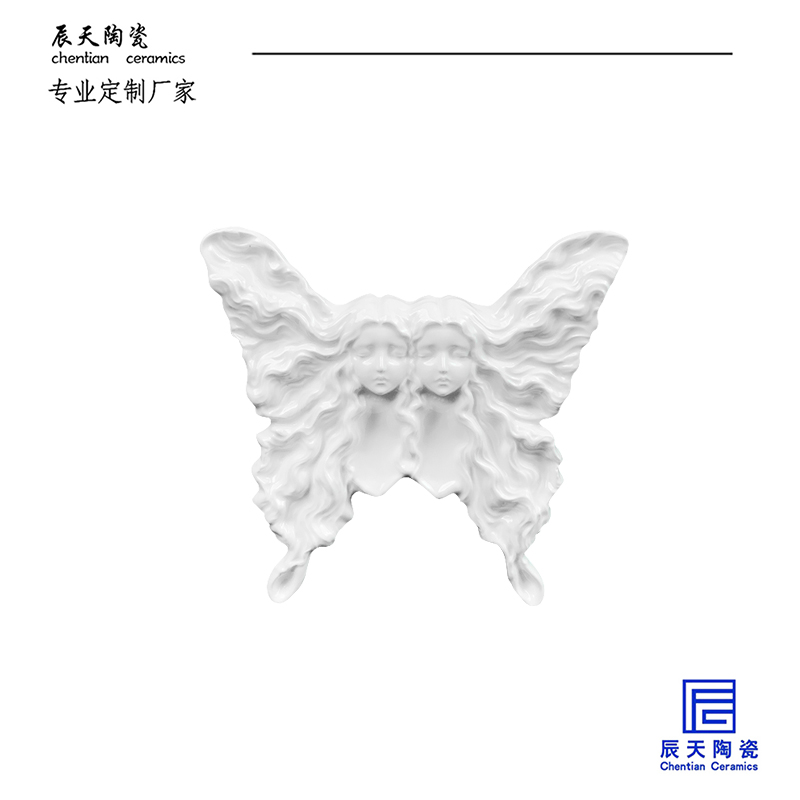 <b>範思哲定製 創意蝴蝶雙生陶瓷擺件</b>